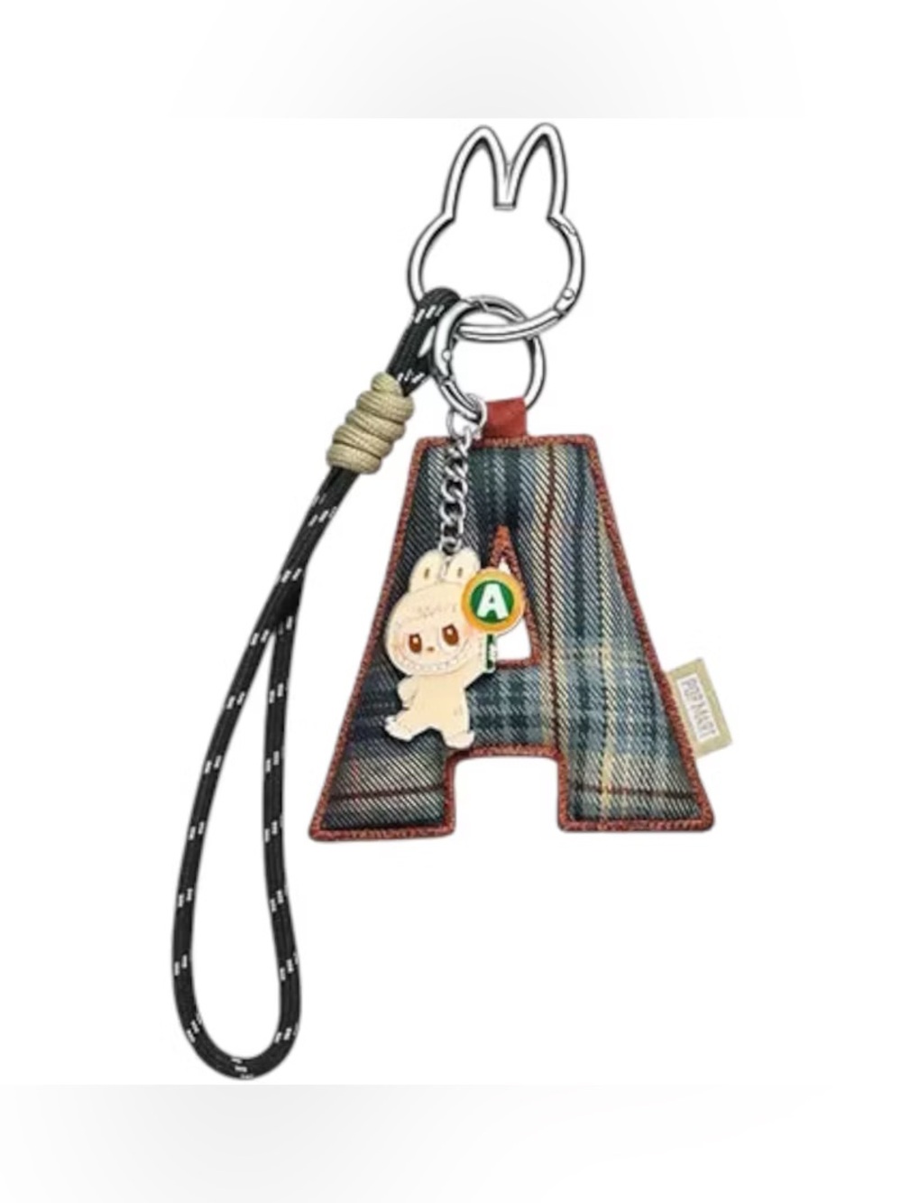 Pop Mart Labubu The Monsters Pin For Love Letter A Plush Pendant Keychain